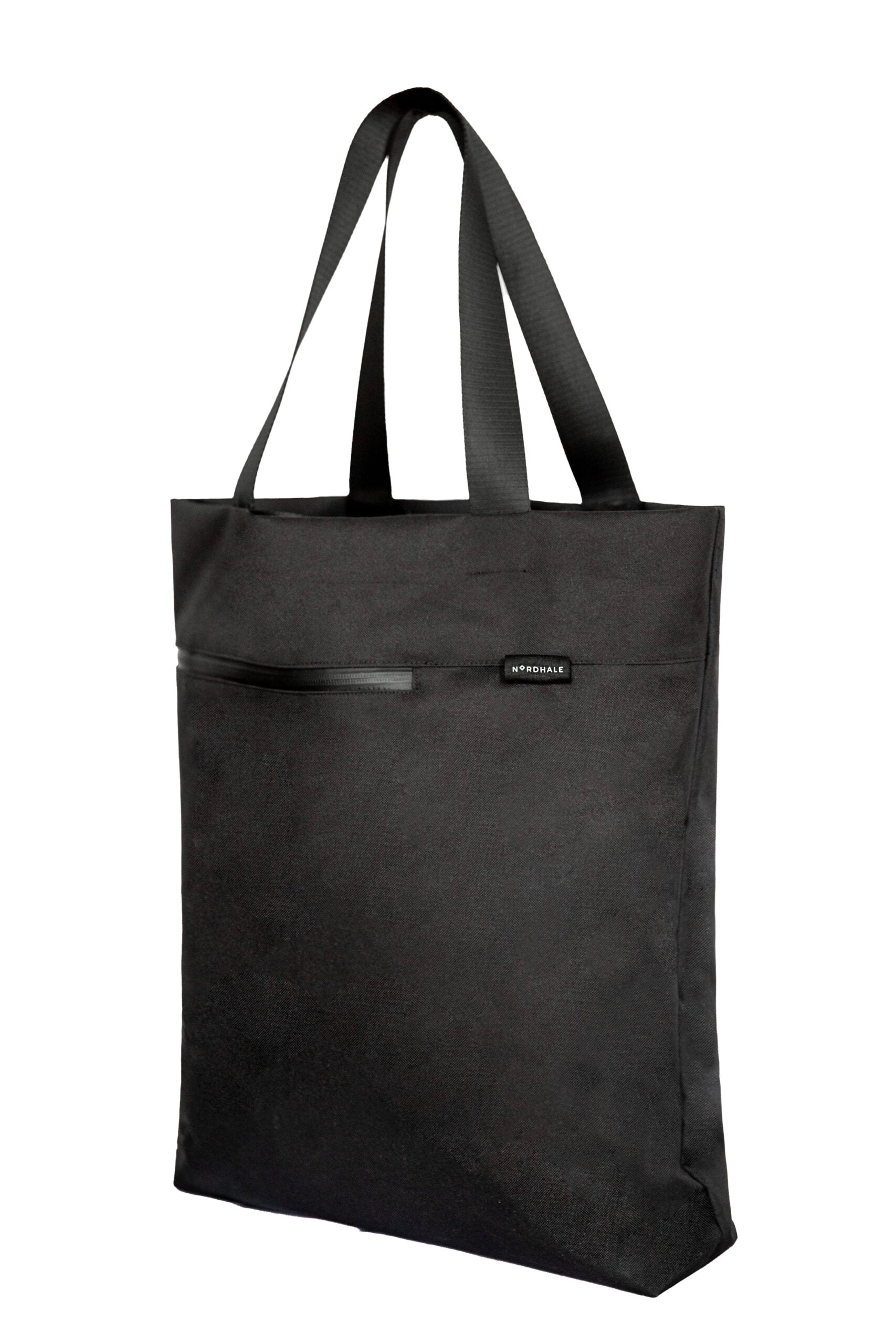 Torebka shopper czarna – minimalistyczny design, unisex, wodoodporna i stylowa.