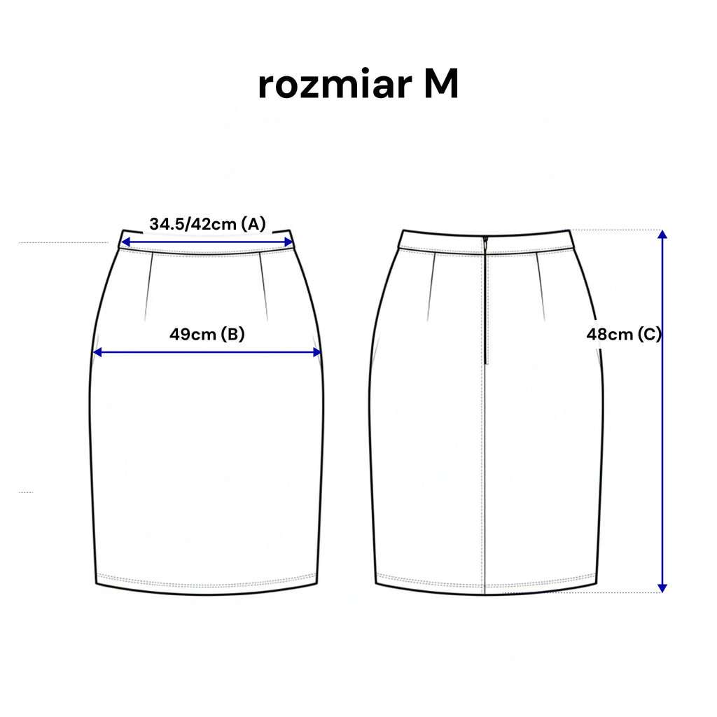Spódnica z cekinami - Bastet by Agnieszka Włodarczyk