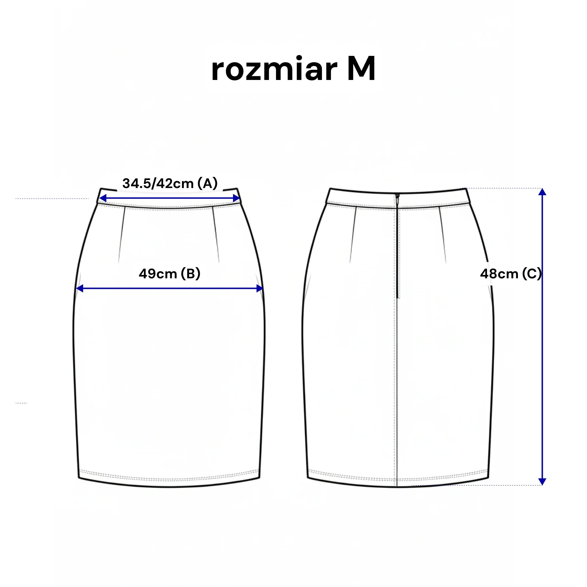 Spódnica z cekinami - Bastet by Agnieszka Włodarczyk