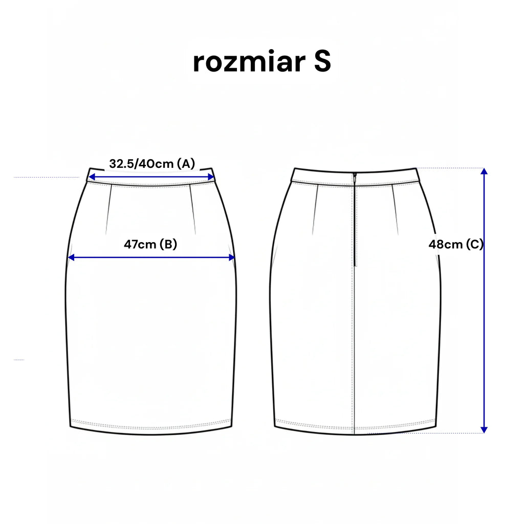 Spódnica z cekinami - Bastet by Agnieszka Włodarczyk